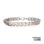 7.4mm Titanium Curb Chain Bracelet