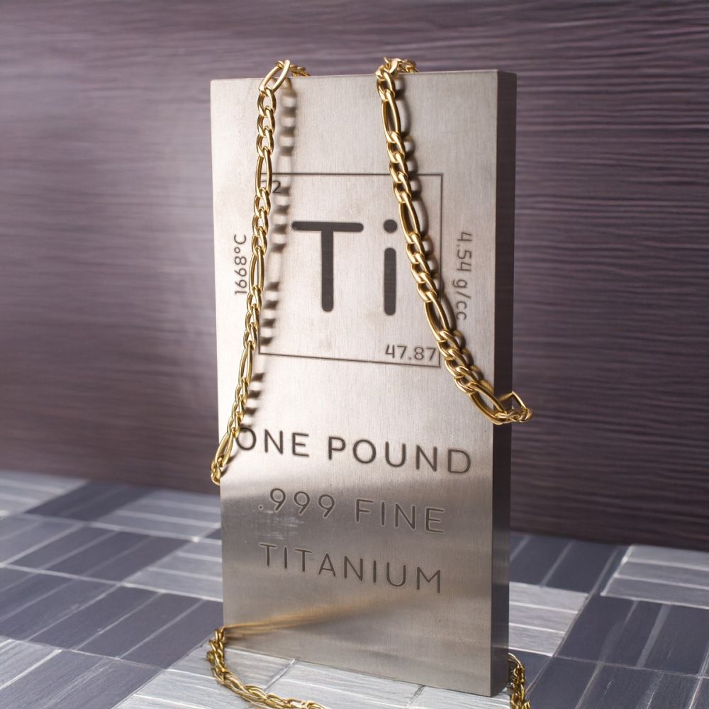 4.7mm 18Kt Gold IP Titanium Figaro Chain Bracelet