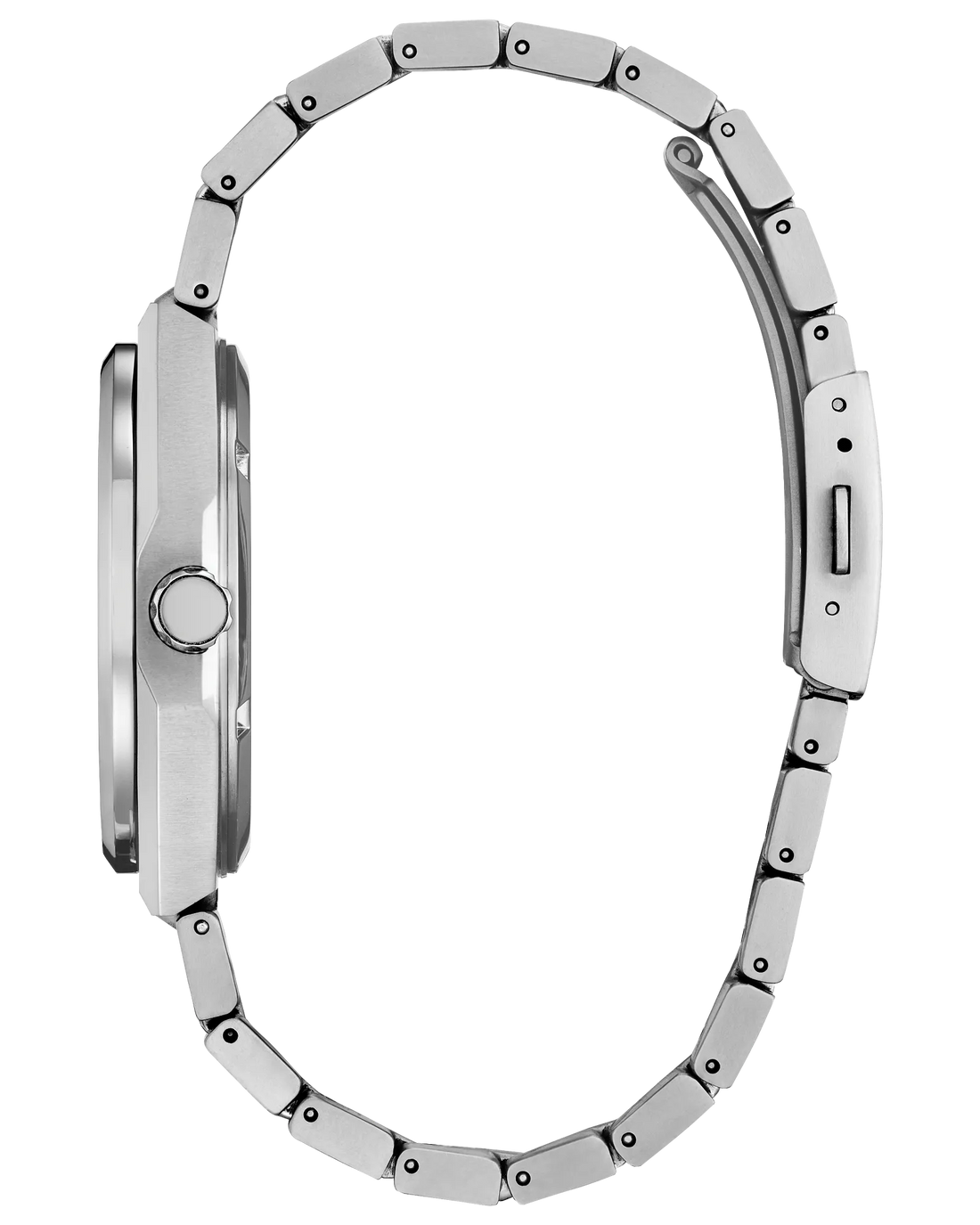 Zenshin Three-Hand | Citizen Eco-Drive Watch | Titanium | White Dial Day-Date | Integrated Bracelet WR100 - Brownee Jewelers