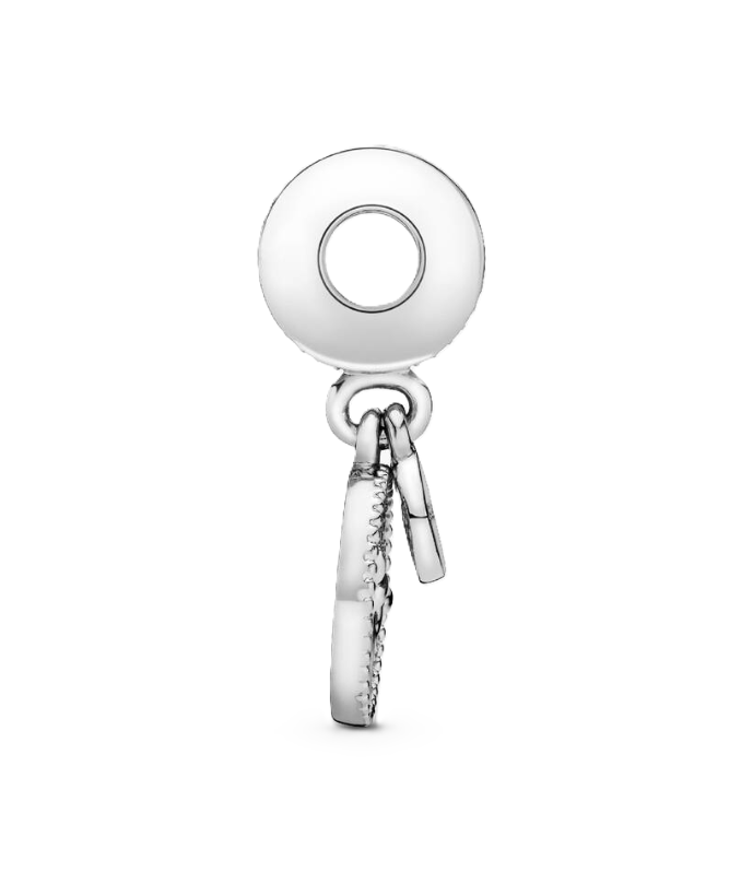 Pandora Family Tree Dangle Charm in Sterling Silver with 14K Gold Accents and Clear Cubic Zirconia