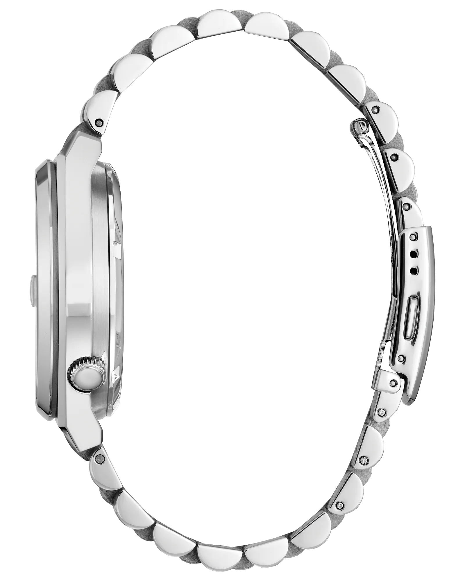 Tsuyosa | Citizen Automatic Watch | Stainless Steel | Black Dial Date Display | Integrated Bracelet - Brownee Jewelers