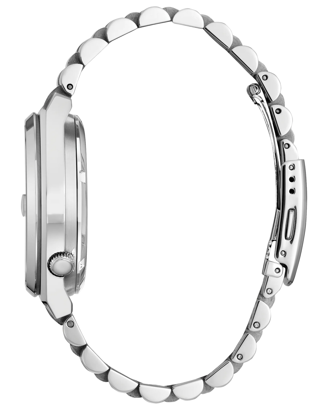 Tsuyosa | Citizen Automatic Watch | Stainless Steel | Black Dial Date Display | Integrated Bracelet - Brownee Jewelers