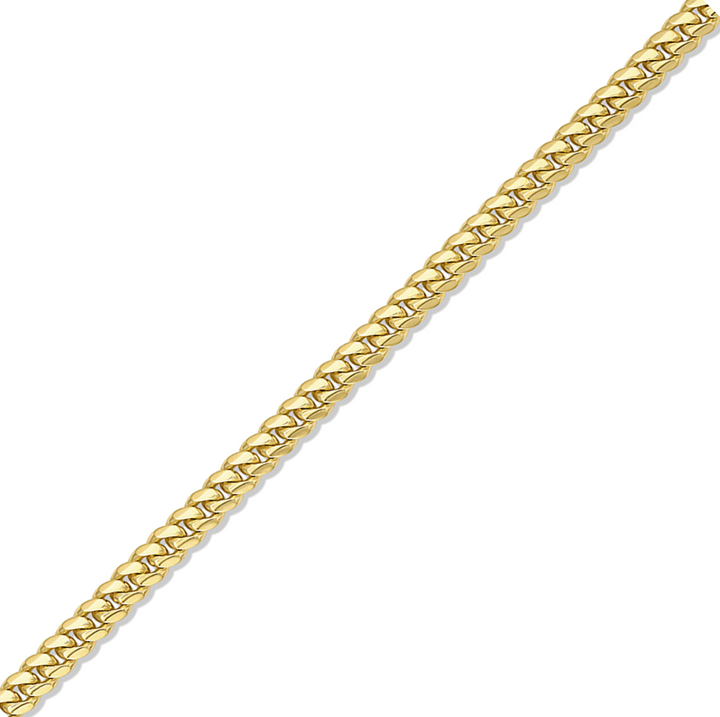 5mm Flat Miami Cuban Link Bracelet | 10K Yellow Gold | 8.5 Inch | Box Clasp | 399-150-85 - Brownee Jewelers