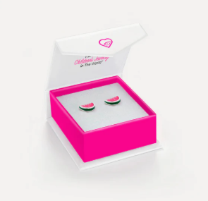 ENAMEL WATERMELON EARRINGS