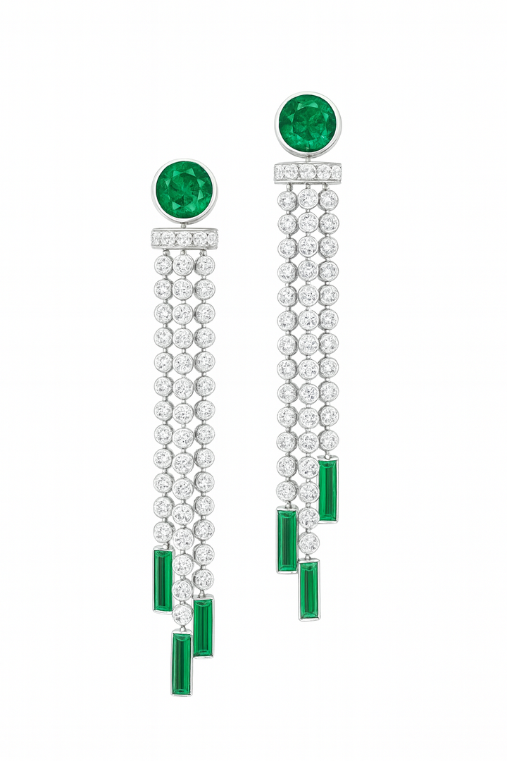 Waterfall Earrings Lab Grown