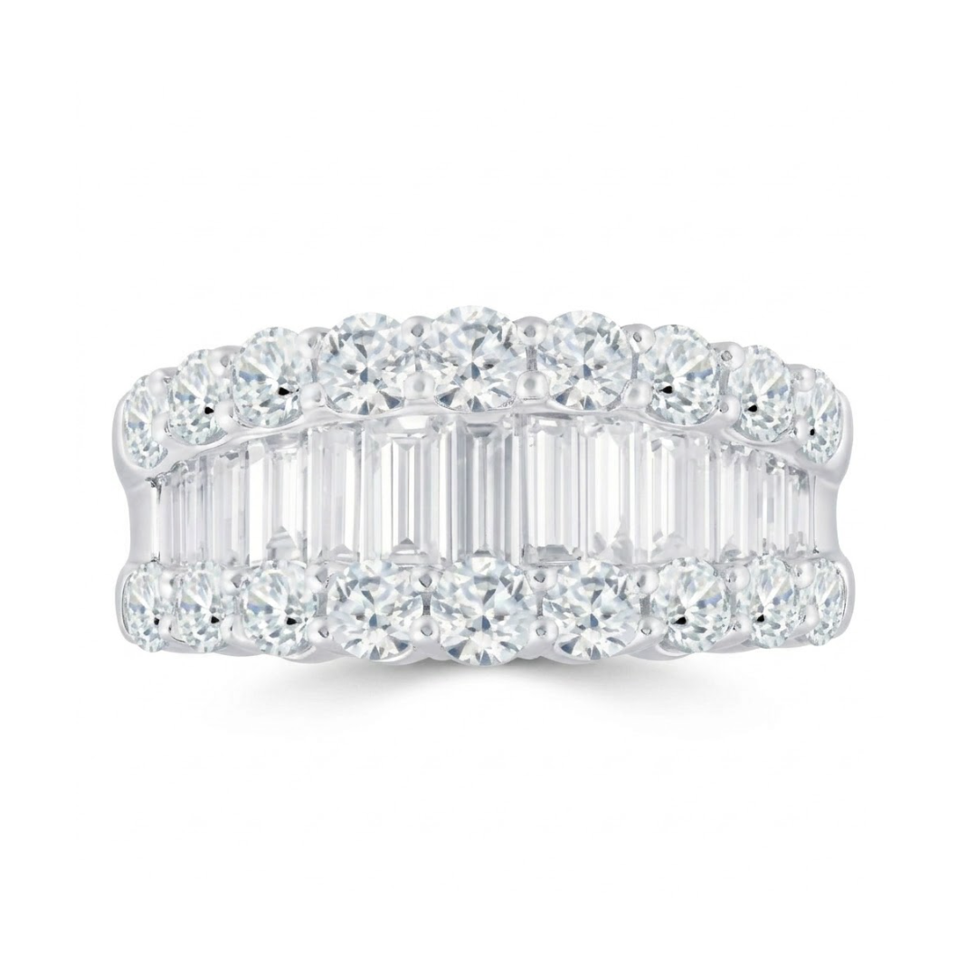 2.86 CTW Diamonds Wide Band Ring