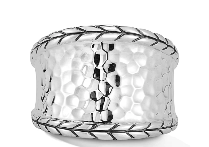Sterling Silver Hammered Ring