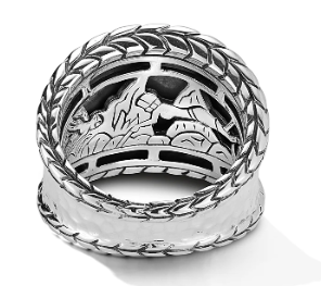 Sterling Silver Hammered Ring