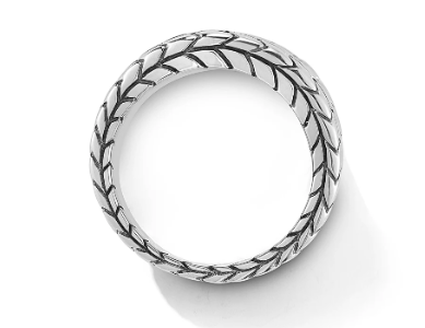 Sterling Silver Hammered Ring