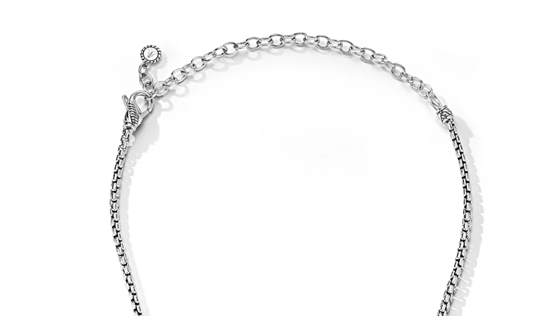 WHITE TOPAZ DIAMOND NECKLACE 