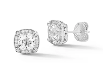 White Topaz Earrings 