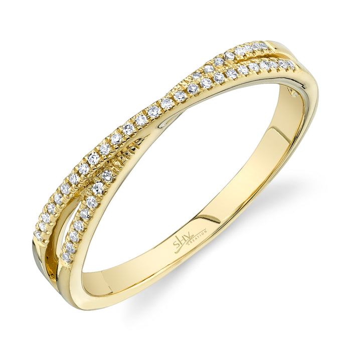 SHY CREATION KATE | 0.09CT DIAMOND RING | 14K YELLOW GOLD | SC22005549 - Brownee Jewelers