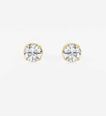 10K Yellow Gold .10ct Diamond Stud Earrings