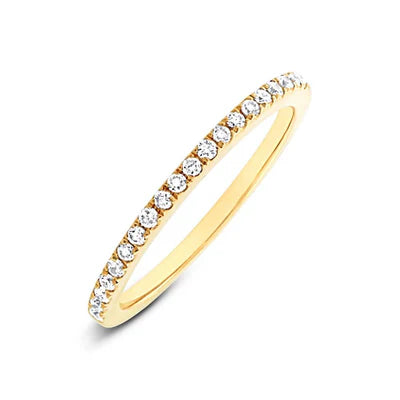 .20 TOTAL CARAT WEIGHT DIAMOND BAND IN 14K YELLOW GOLD