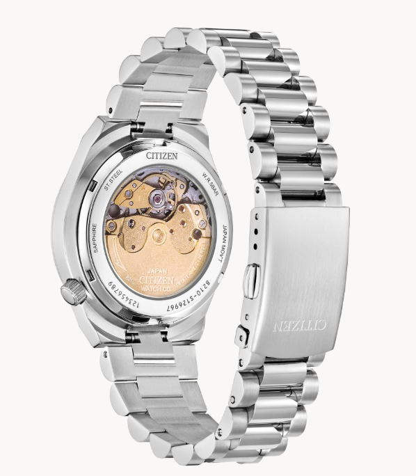 The TSUYOSA Automatic, from the NJ020 series, brings ultramodern sports styling right to your wrist